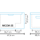 Compresseur de glacière MCCM-35 AC/DC