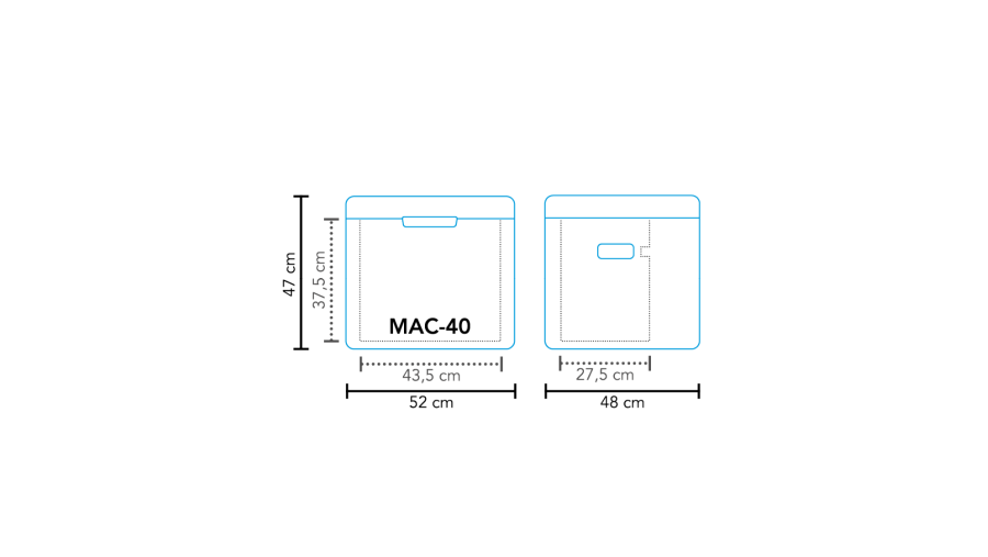 Glacière d'absorption MAC-40 AC/DC, 30 mbars