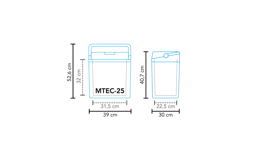 Glacière thermoélectrique MTEC-25 AC/DC