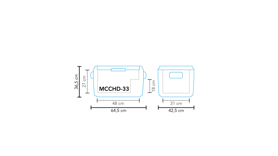 Compresseur de glacière MCCHD-33 DC