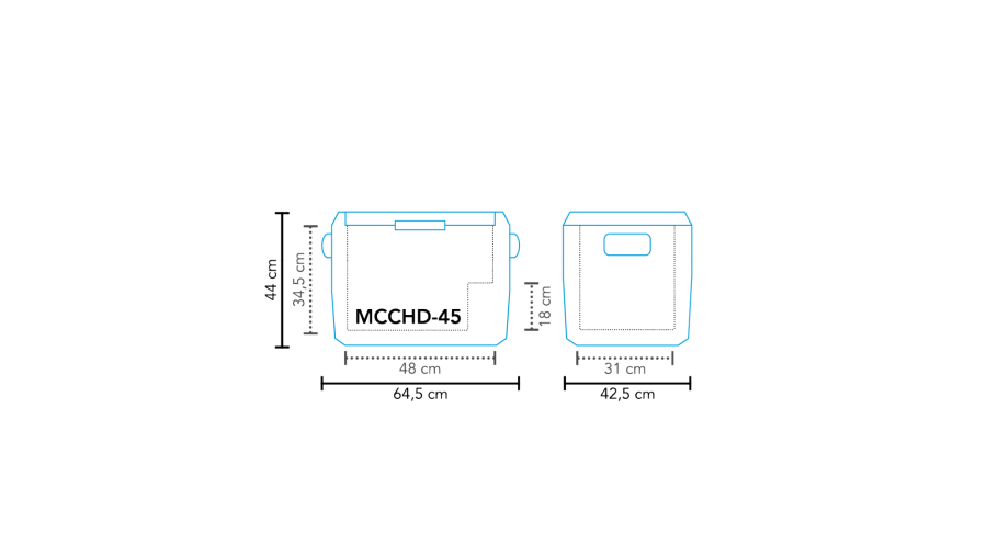 Compresseur de glacière MCCHD-45 DC